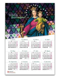 Calendario Mural Año Vista María Auxiliadora 2026